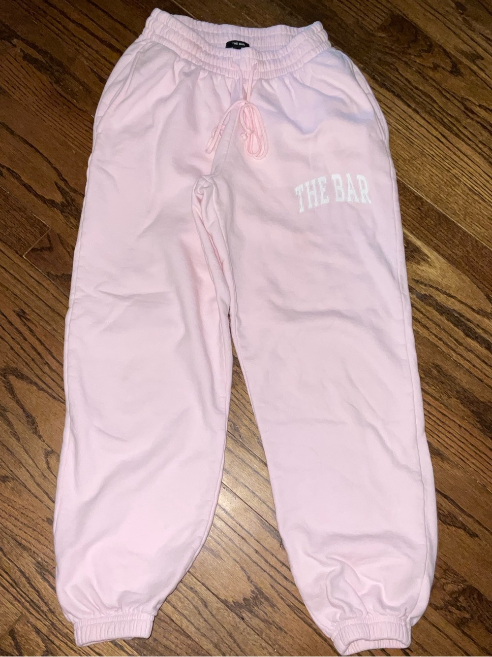 The Bar Light Pink Track Joggers